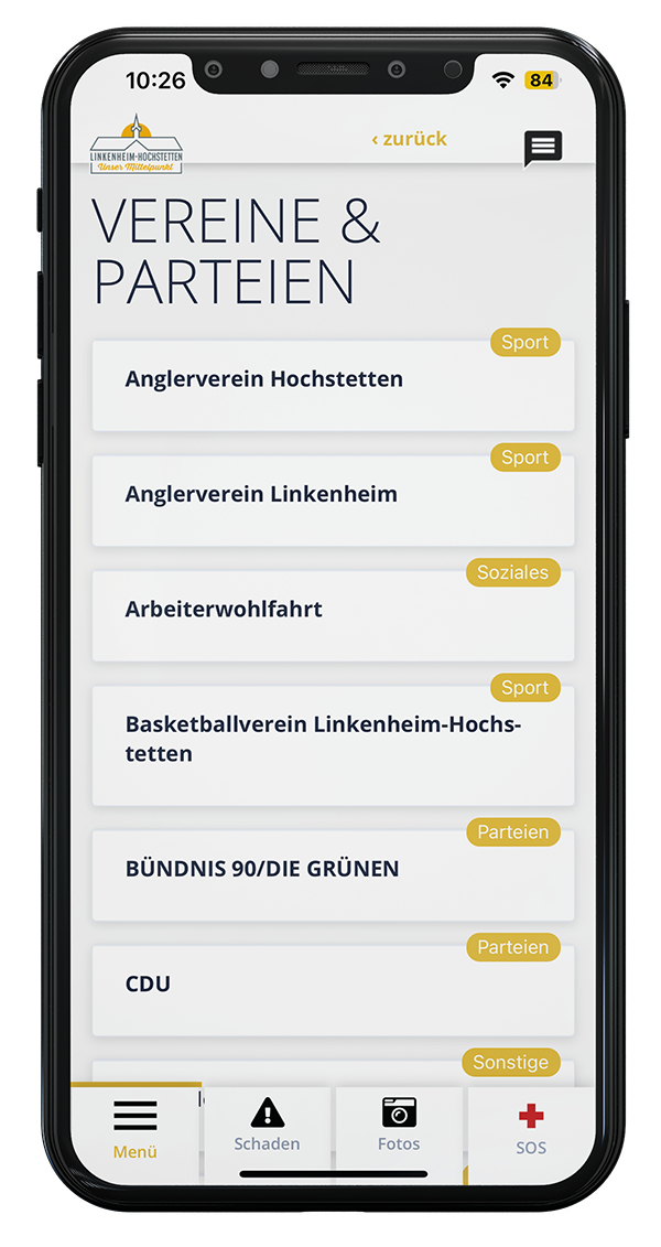 Vereinsverzeichnis